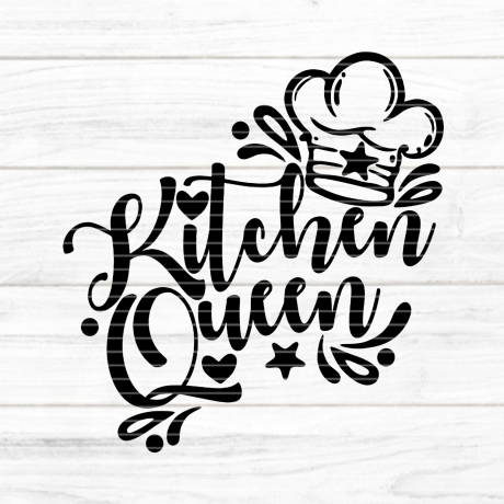 Kitchen Queen Plotterdatei SVG DXF FCM