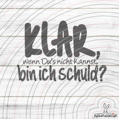 Klar Plotterdatei SVG DXF 