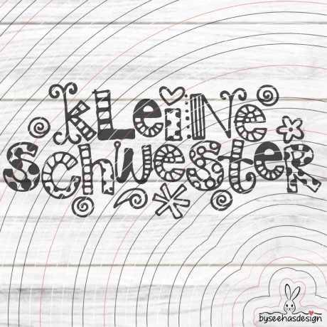 Kleine Schwester Plotterdatei SVG DXF