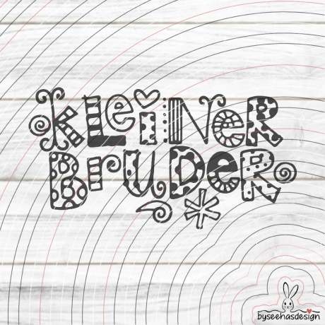 Kleiner Bruder Plotterdatei SVG DXF 