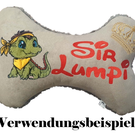 Stickdatei Applikation Krokodil Alois Dino Lunachild