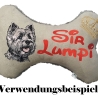 Stickdatei Applikation West Highland Terrier Gustl 