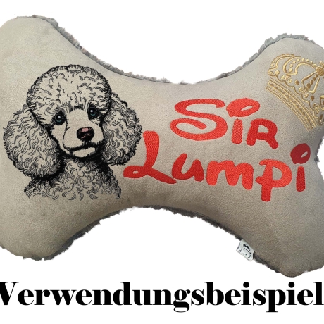 Stickdatei Pudel  Hund Darsy Sofortdownload Lunachild