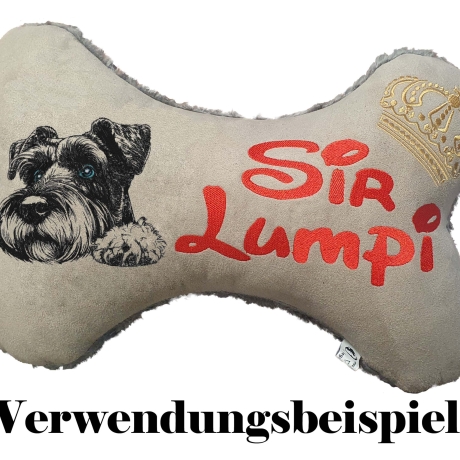 NEU Stickdatei Riesenschnauzer Silva Hund