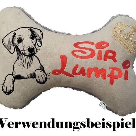 Stickdatei Windhund Whippet Welpe Kalle Hund