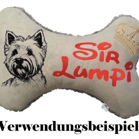 Stickdatei West Highland White Terrier Amadeus Hund