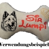 Stickdatei weißer Schäferhund Jazzy Hund