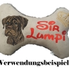 NEU Stickdatei Applikation Carne Corso Welpe Gill