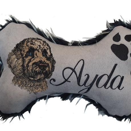 NEU Stickdatei Applikation Golden Doodle Chooper