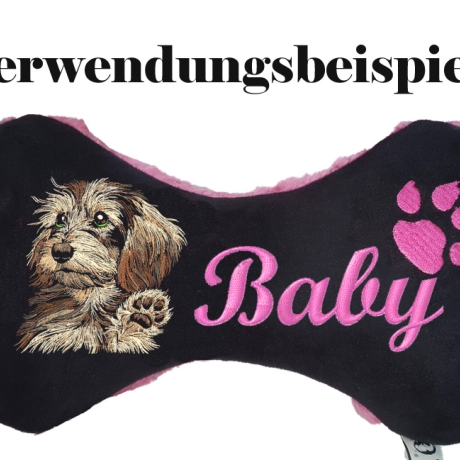 NEU Stickdatei Rauhaardackel Herkules Hund 