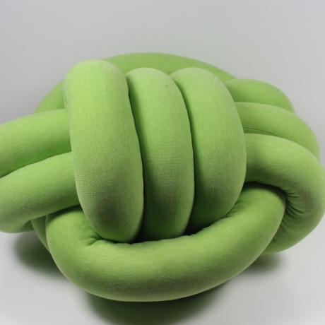 Knotenkissen hellgrün
