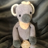 Kuscheltier Koala gehäkelt handmade Geschenk Mädchen Amigurumi