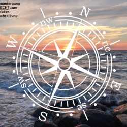 Aufkleber Kompass 15cm - 60cm 