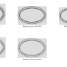 Ferberline Stickdatei ITH Untersetzer Set Lace Oval ab 13x18
