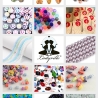Adventskalender Perlen Schmuck 2024 DIY Bastelset Kit Schmuck 