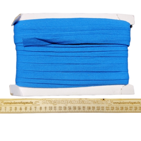 Kordel Flachkordel blau 2 cm breit