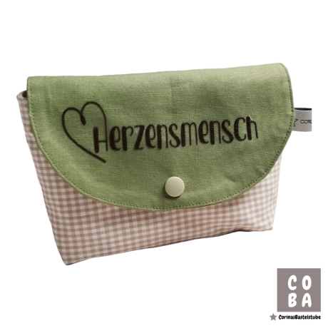 Kosmetiktasche Herzensmensch