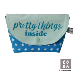 Kosmetiktasche pretty things inside Lady things mint türkis