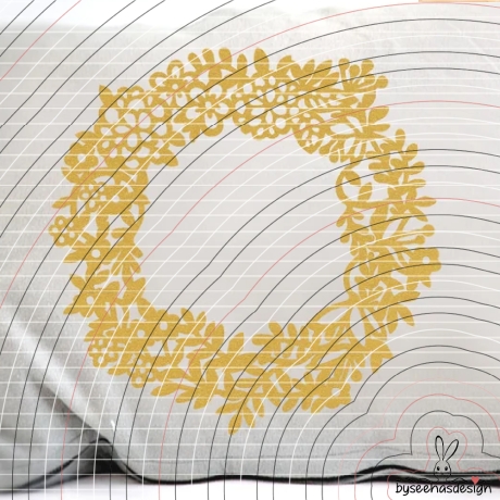 Kranz Blumen Plotterdatei SVG DXF 