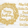 Kranz mit Text Plotterdatei SVG DXF 