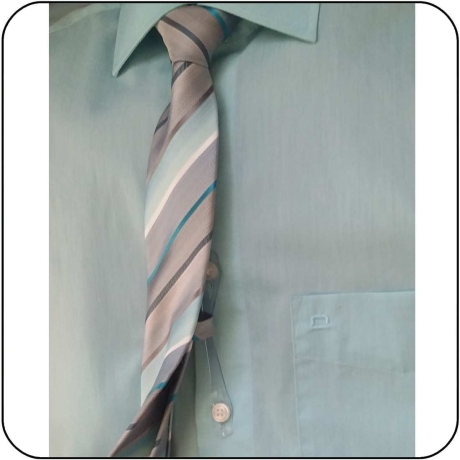 Krawattenhalter transparent