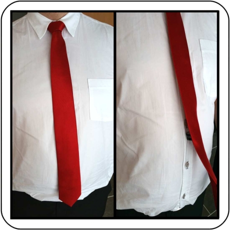 Krawattenhalter transparent