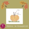 Stickdatei Kürbis Kreuzstich