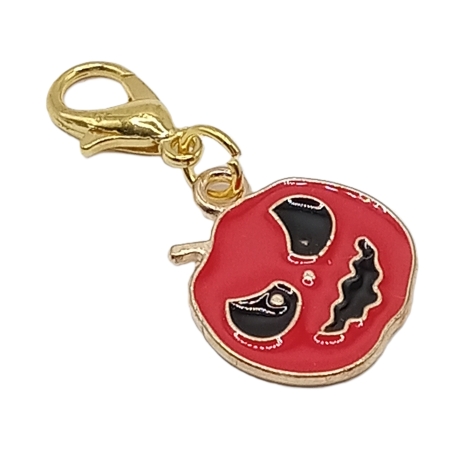 Kürbis Clip Anhänger Bettelarmband Halloween Charm Nr.4