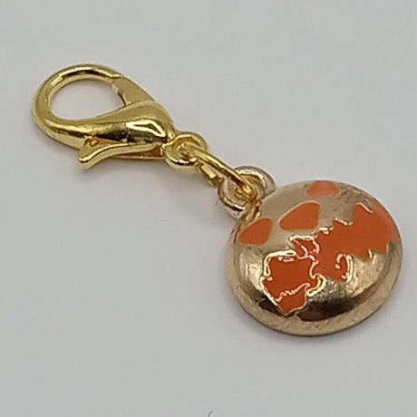 Kürbis Nr.1 Clip Anhänger Bettelarmband Halloween Charm