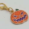 Kürbis Clip Anhänger Bettelarmband Halloween Charm Nr.3