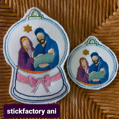 Weihnachtszauber Krippenspiel SET  ith Stickdatei