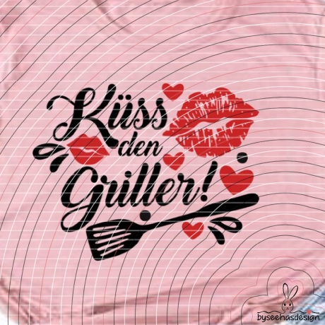 Küss den Griller Plotterdatei SVG DXF