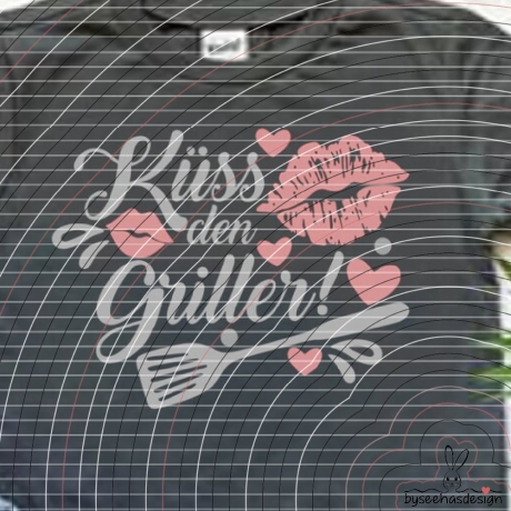 Küss den Griller Plotterdatei SVG DXF