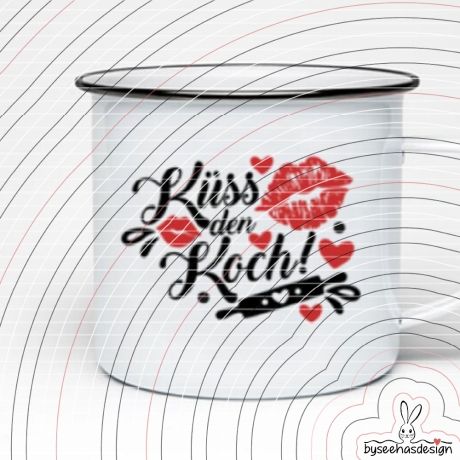 Küss den Koch Plotterdatei SVG DXF 