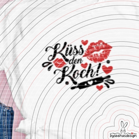Küss den Koch Plotterdatei SVG DXF 