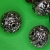 Große sehr massive runde Hohlperle 13mm mit Ornamenten