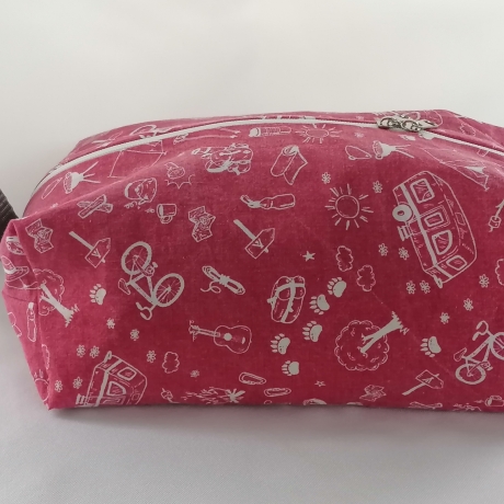 Kulturbeutel, Kulturtasche, Boxy Bag, Kosmetiktasche 