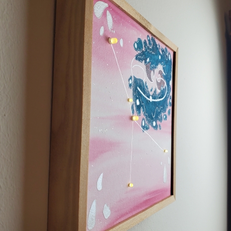 Leuchtendes Sternzeichenbild, Sternbild, Sternzeichengeschenk