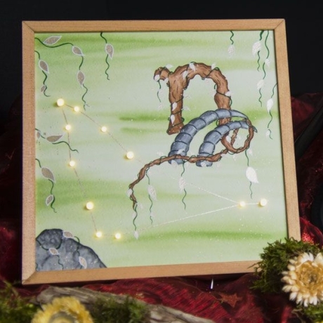 Leuchtendes Sternzeichenbild, Sternbild, Sternzeichengeschenk