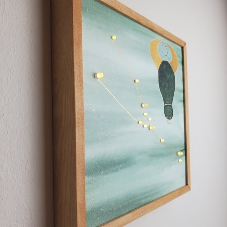 Leuchtendes Sternzeichenbild, Sternbild, Sternzeichengeschenk