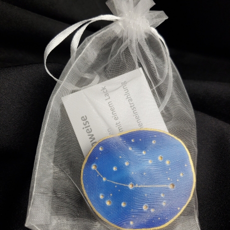Glücksbringer mit Sternbild Widder, Sternzeichengeschenk