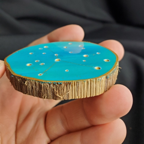 Glücksbringer mit Sternbild Krebs, Sternzeichengeschenk 