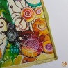 Kunstdruck Wildwuchs mit bemaltem Passepartout