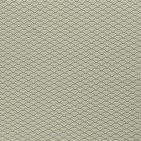 Baumwolle Kurt Muscheldesign oliv Muschel