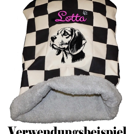 Stickdatei Beagle Dean Hund realistisch Lunachild