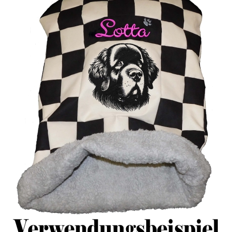 Stickdatei Neufundländer Haper Hund von Lunachild