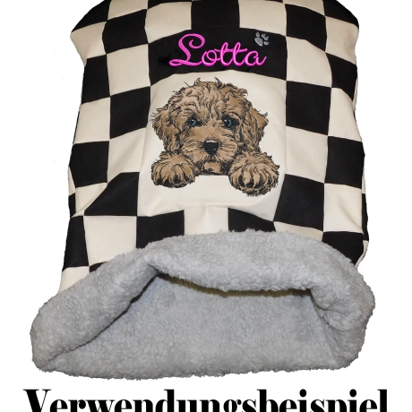 NEU Stickdatei Applikation Cockapoo Funny realistisch
