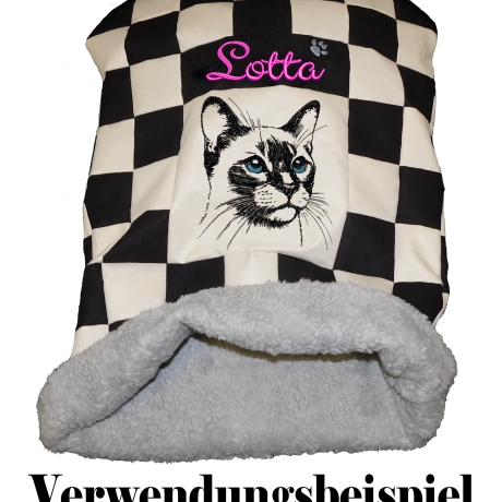 Stickdatei Kitten Kätzchen Siam Thai Katze Sam 