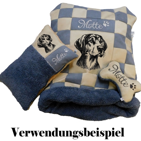 NEU Stickdatei Gebirgsschschweißhund August