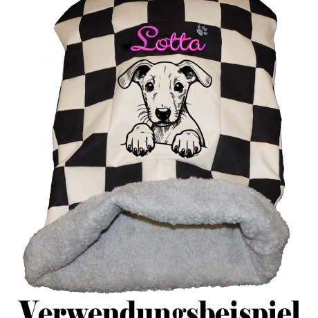 Stickdatei Whippet Welpe Jam Hund realistisch